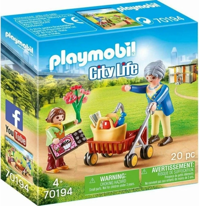 Großmutter mit Gehhilfe Playmobil