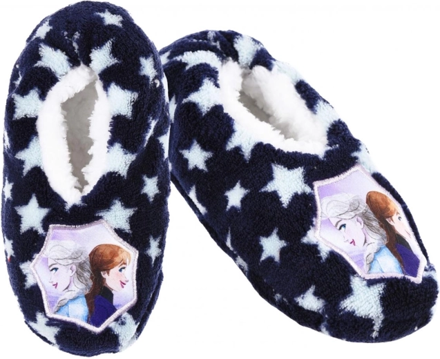 Kinderhausschuhe Disney Frozen dunkelblau