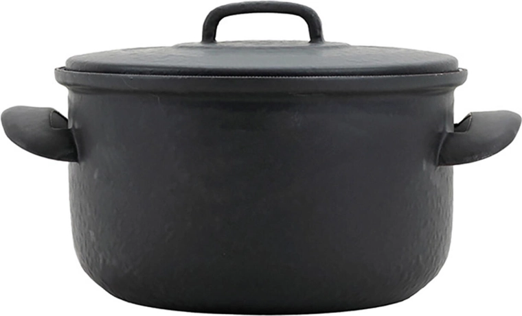 Emaille-Topf mit Deckel 18 cm, 2,2 l BSE