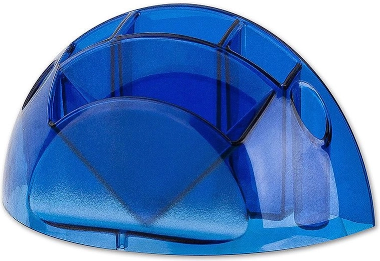 Stifthalter und Zettelbox ICO Smart, transparent blau