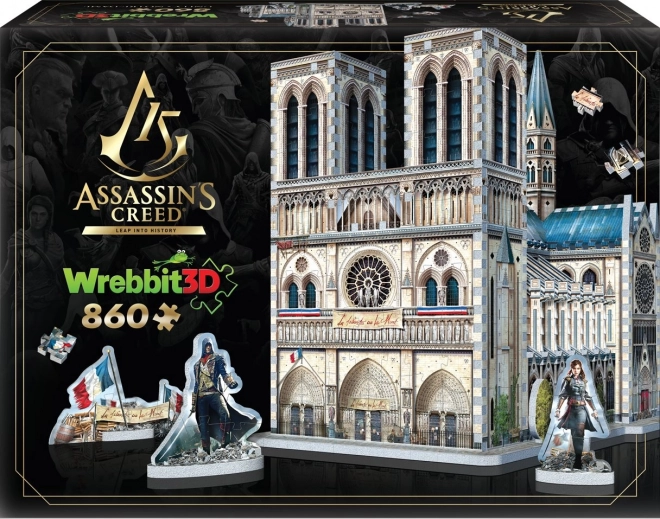3D-Puzzle Assassin's Creed Unity: Kathedrale Notre-Dame 860 Teile
