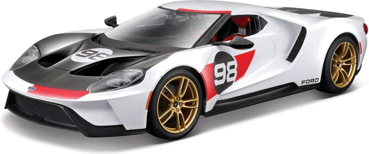 Maisto Ford GT Heritage 2021 weißes Automodell 1:18