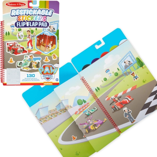 Melissa & Doug Paw Patrol Kreativbuch mit wiederverwendbaren Stickern (130 Stück)