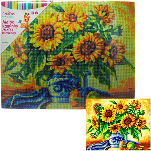 Diamantmalerei Sonnenblumen 40 × 50 cm