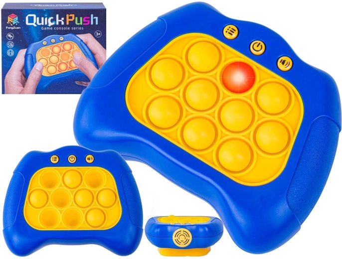 Elektronisches Antistress-Spiel Pop It – Sensorik-Spielpad/Controller, dunkelblau - 1 Stück