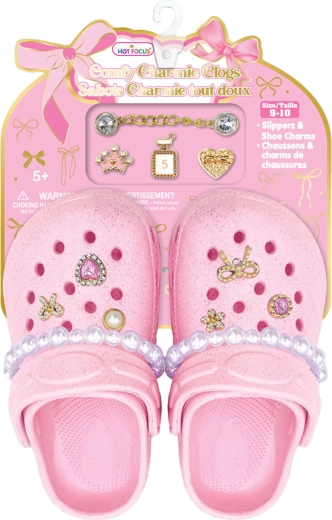 Kinder-Rosa-Sandalen mit Zierelementen Perla - 1 Stück