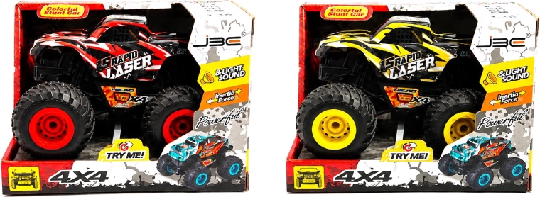 Jeep Monster Truck mit großen Rädern - 1 Stück