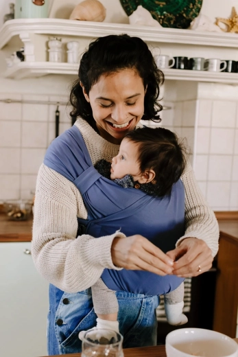 Boba Bliss Babytrage Vintage Navy Blue V2