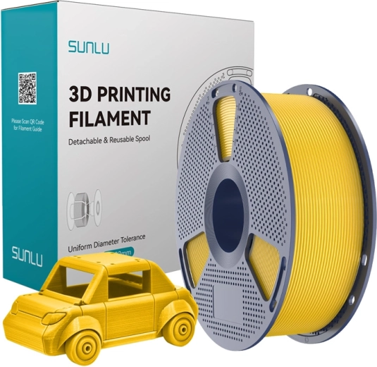 Filament Sunlu PETG leuchtend gelb