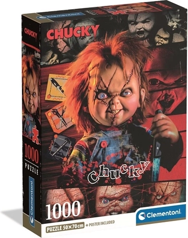 Clementoni Puzzle Horror Collection Chucky 1000 Teile Compact