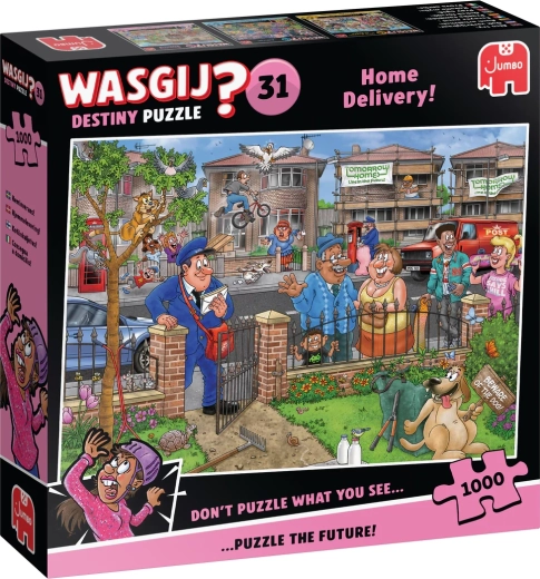 Jumbo Wasgij Retro Destiny 31: Lieferung nach Hause! 1000 Teile