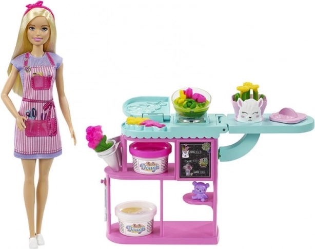 Blumenladen-Barbie-Puppe
