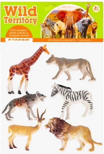Set mit Wildtierfiguren (6 Stk.)