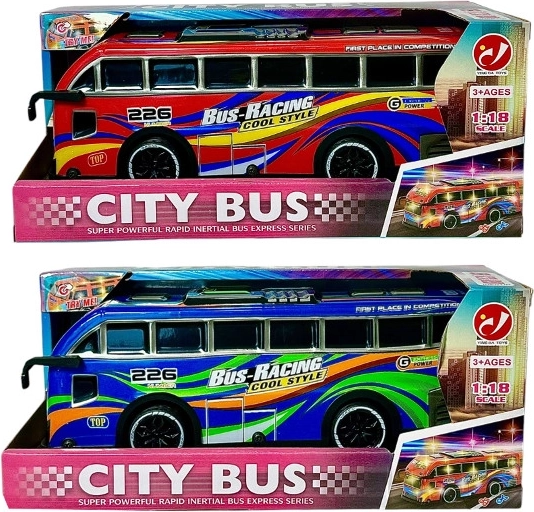 Autobus mit Soundeffekten und beleuchteter Karosserie