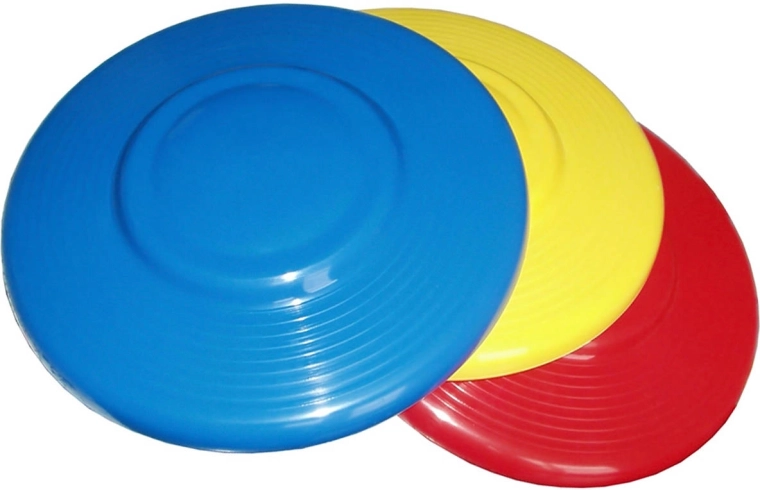 Fliegende Frisbee-Scheibe UFO 22 cm, Kunststoff, Farbmix – 1 Stück