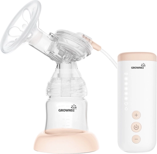 Elektrische Milchpumpe Grownsy rosa