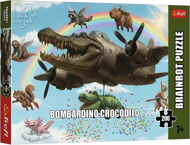 Trefl Puzzle BrainRots Bombardino Crocodilo 200 Teile
