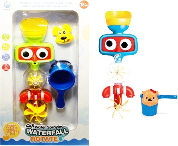 Bade-Spielzeug für Kleinkinder mit Wasserkreisel