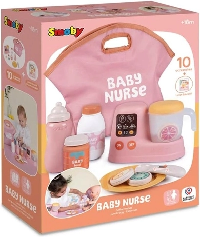 Smoby Baby Nurse Set mit Fläschchenwärmer