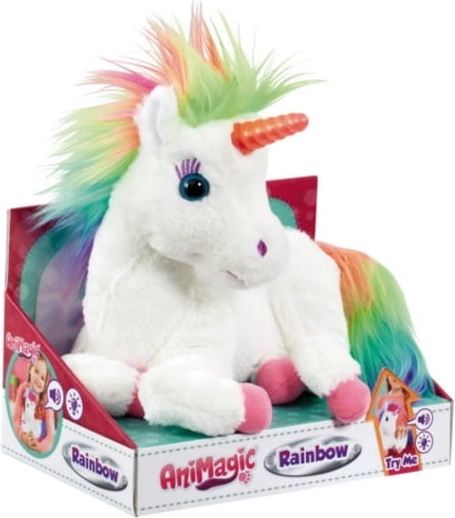 Interaktives Maskottchen Animagic Rainbow Mein Leuchtendes Einhorn
