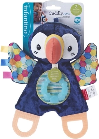 Plüschpinguin mit Beißringen Infantino