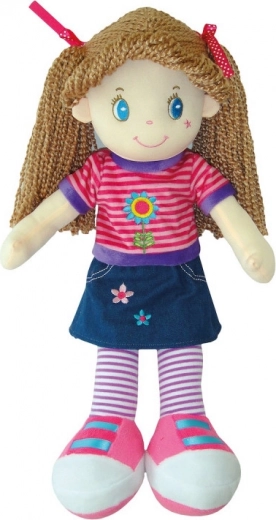 Textilpuppe für Kinder – weiche Stoffpuppe zum Kuscheln und Spielen