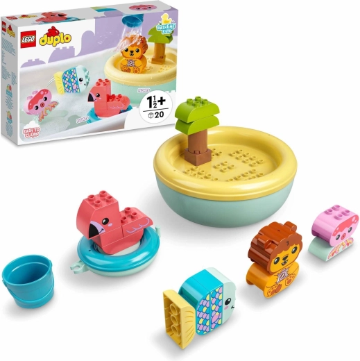 Lego Duplo Mein erstes Baden: Schwimmende Insel mit Tieren