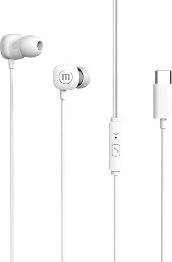 Maxell Square+ In-Ear-Kopfhörer USB-C weiß
