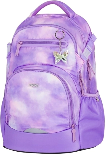 Schulrucksack OXY Ombre Butterfly lila Tie-Dye