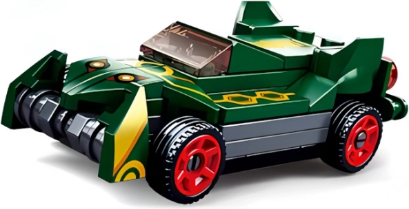 Sluban Power Bricks - Grünes Aufziehauto