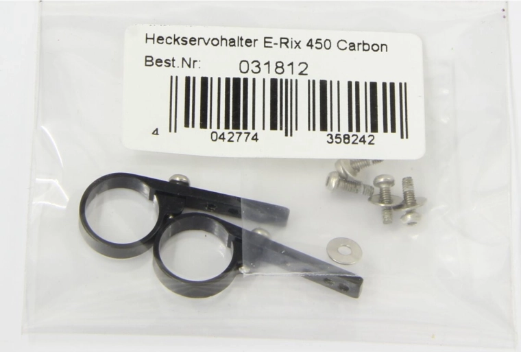 Hintere Servo-Halterung für E-Rix 450 Carbon JAMARA