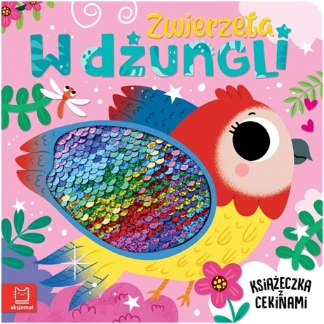 Tiere im Dschungel – Buch mit Wendepailletten