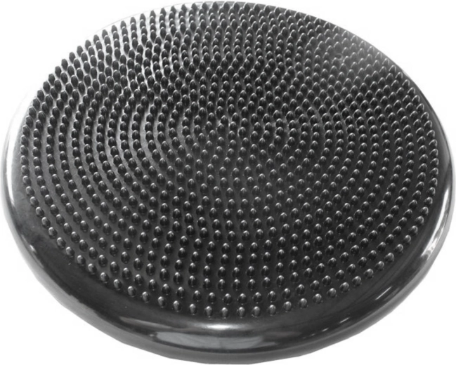 Merco beidseitige Balance-Unterlage mit Massage-Noppen 33 cm schwarz - 1 Stück