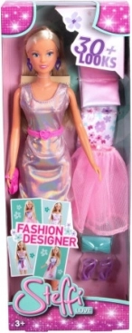 Puppe Steffi – Modedesignerin mit 13-teiligem Set
