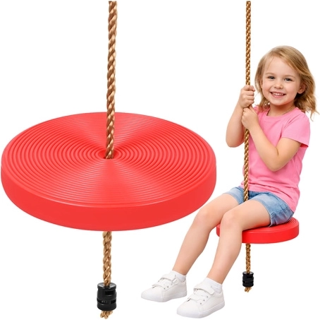 Kruzzel Kinder-Hängeschaukel mit rundem Sitz