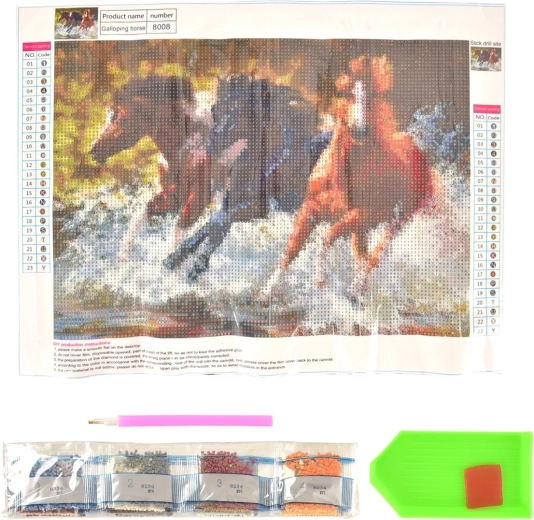 Kreativset Diamond Painting Pferd 30 × 40 cm