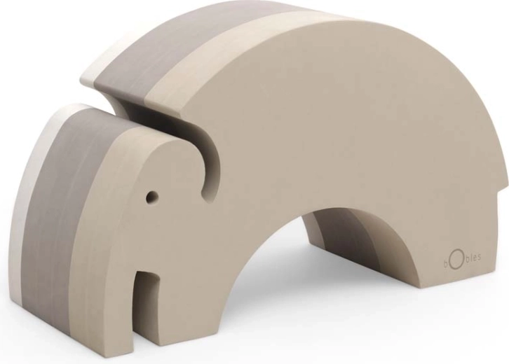 Sensorisches Balance-Spielzeug Elefant L sandgrau bObles