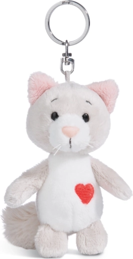 NICI Schlüsselanhänger Love flauschiges Kätzchen 10 cm