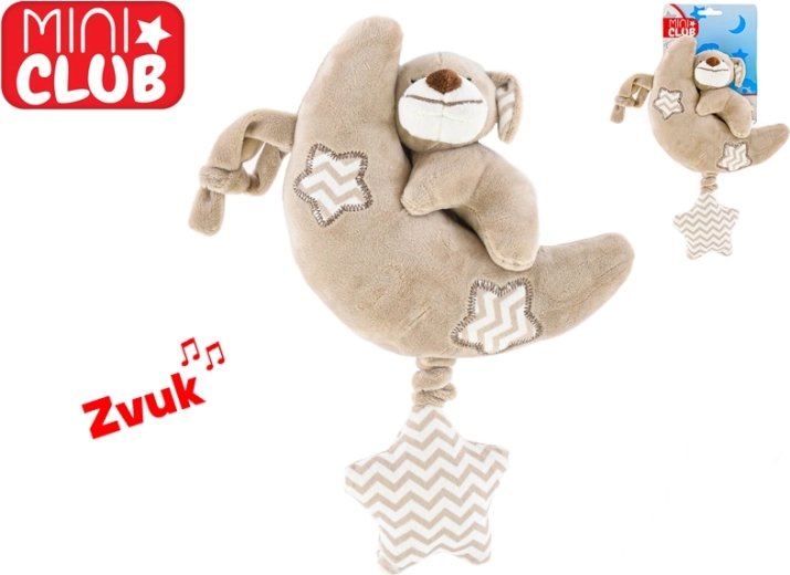Mini Club Mondsichel mit Hündchen – Plüschspielzeug mit Melodie