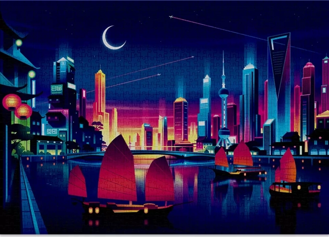 Puzzle CLOUDBERRIES Skyline – 1000 Teile