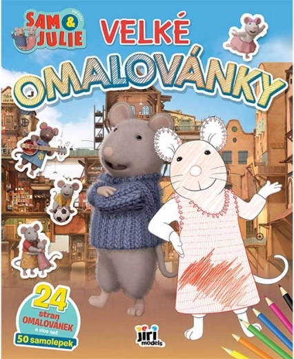 Großes Malbuch Mäusehaus Sam & Julie