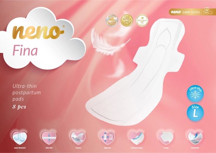 Neno Wochenbett­einlagen ultra­dünn Fina, 8 Stk.