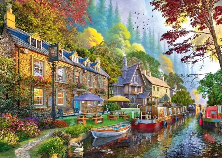 Puzzle RAVENSBURGER Küstengasse 1000 Teile