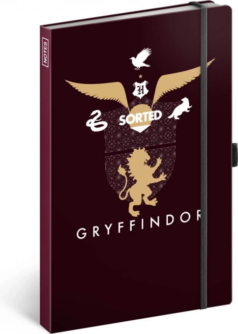 Notizbuch Harry Potter Gryffindor, liniert 13 × 21 cm