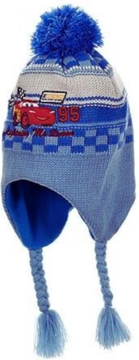 Peruanische Kinder-Wintermütze Cars