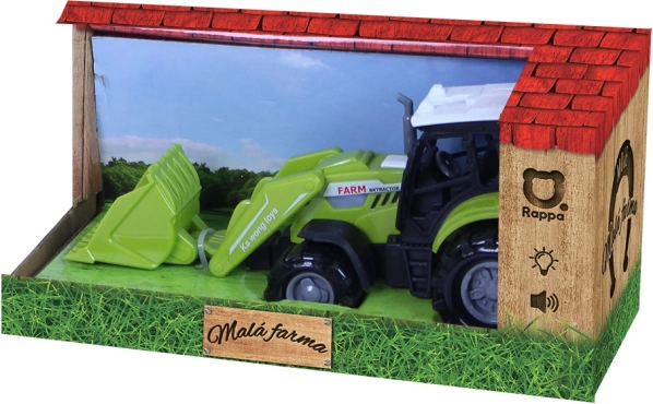 Kindertraktor mit Schaufel mit Geräuschen und Licht