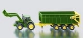 Siku Farmer Traktor mit Anhänger JOHN DEERE 1:87
