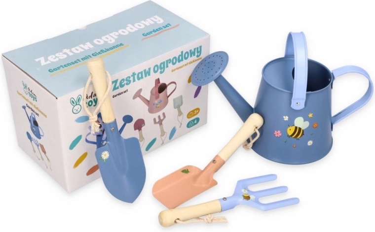 Adam Toys Set Gartenwerkzeug blau