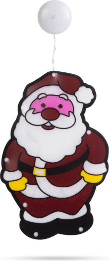 LED-Fensterdekoration Nikolaus, 27 × 17 cm