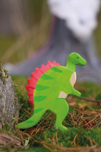 Spinosaurus Holzfigur Holztiger - 1 Stück